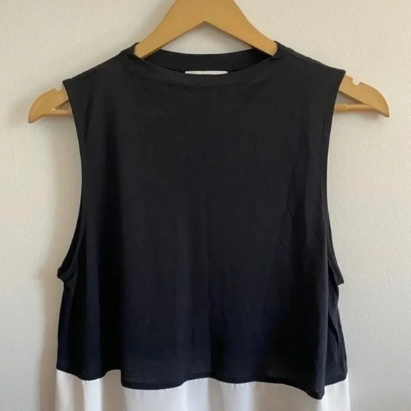 1. State Black and White Color Block Tank Top - Picture 5 of 9